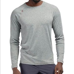NWT Rhone Reign Long Sleeve Shirt XL Legacy Grey